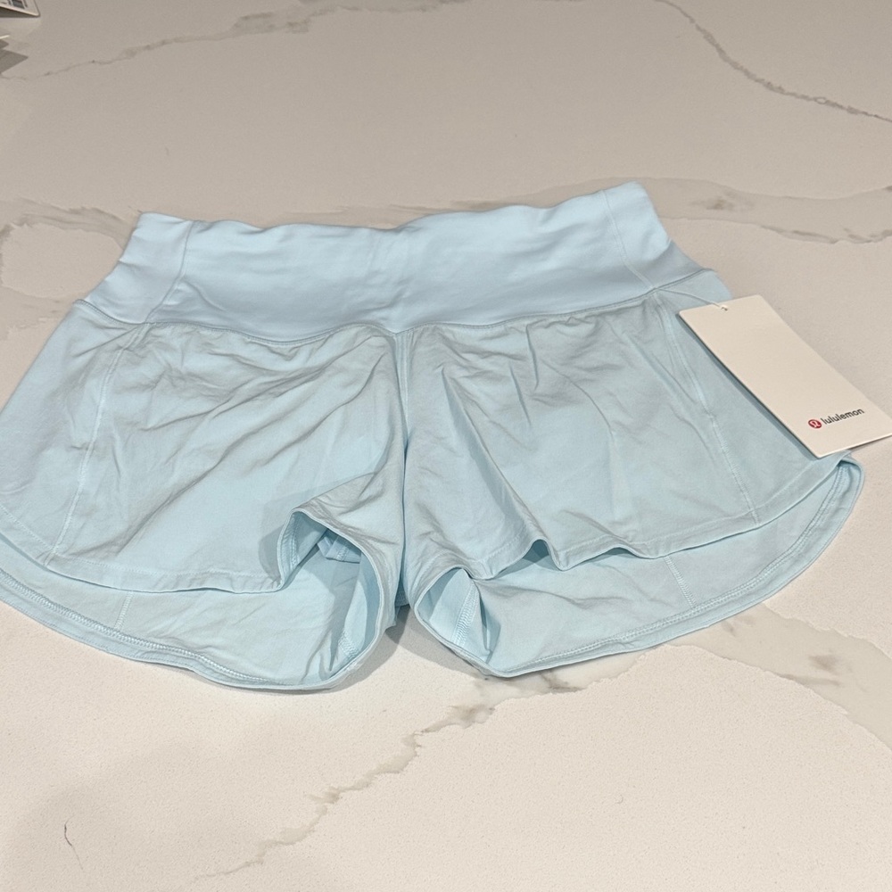 lululemon athletica Women's Sky Blue Athletic Shorts